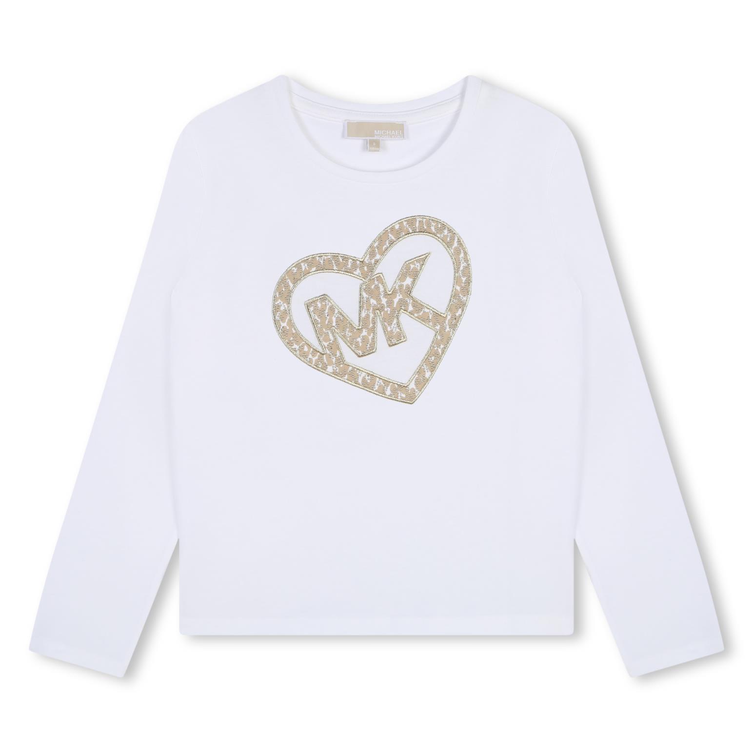 Michael Kors Mk Heart Logo T-Shirt 10Y - 14Y
